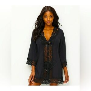 La Blanca Island Fare Tunic Cover-Up Size Small NWT